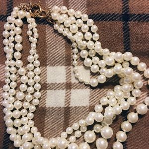 J. Crew Factory Jewelry - JCrew Pearl Cluster Necklace J. Crew Factory Jewelry - JCrew Pearl Cluster Necklace